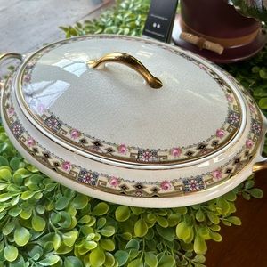 Vintage china “Minerva” covered dish by Gikd Medal st Louis